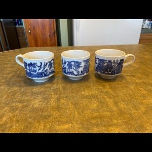 Lot of 3 Churchill England Tea Cups